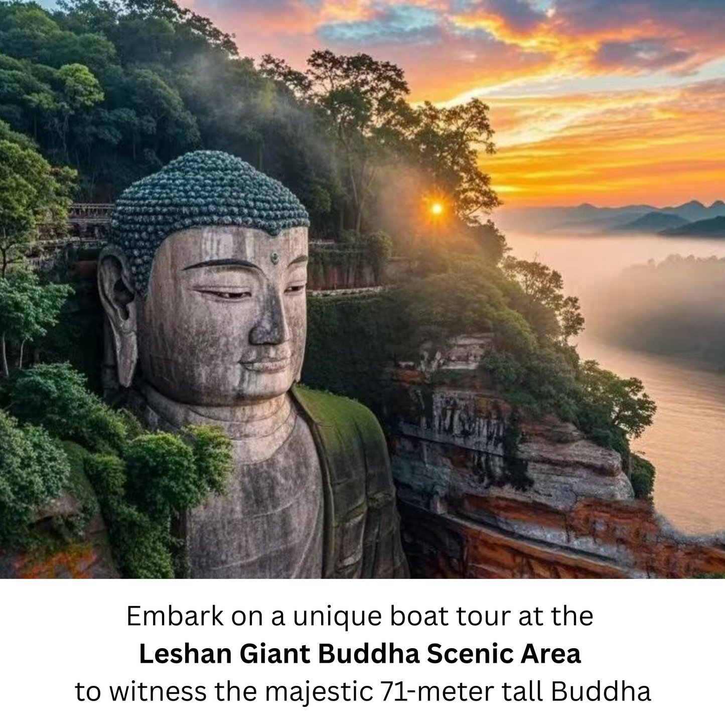Travel Redemption Voucher (Peak Season): Chengdu 1-day group tour, Panda Base & Leshan Giant Buddha