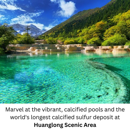 Travel Redemption Voucher (Peak season):  3-day Jiuzhaigou & Huanglong group tour