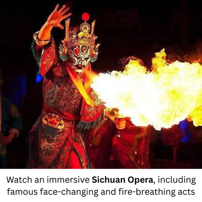 Travel Redemption Voucher:  1-day Sichuan Opera Experience for 2 people