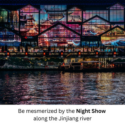 Travel Redemption Voucher:  Jinjiang River evening tour for 2 people