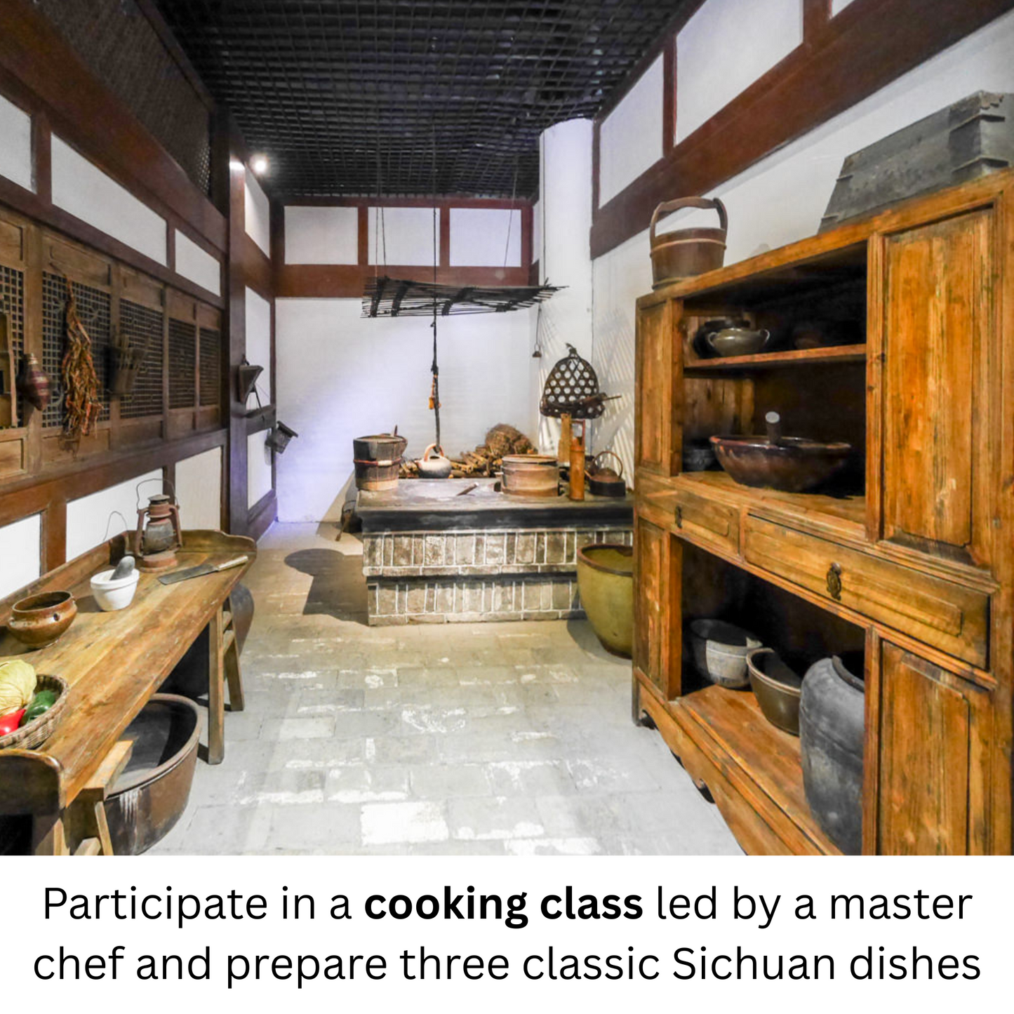 Travel Redemption Voucher:  1-day Sichuan Culinary Experience for 2 people