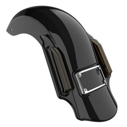 Advanblack Color Matched DOMINATOR Stretched Rear Fender For 2014-2023 Harley Davidson Touring