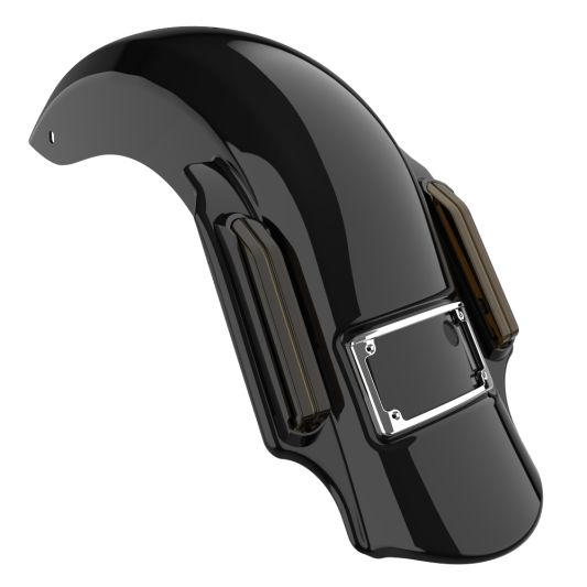 Advanblack Color Matched DOMINATOR Stretched Rear Fender For 2014-2023 Harley Davidson Touring